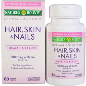 Nature’s Bounty, Optimal Solutions, Extra Strength Hair, Skin & Nails