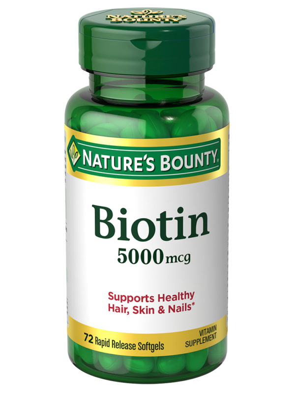 Nature’s Bounty Biotin 5,000 mcg