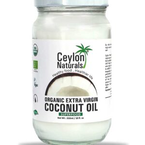 CEYLON NATURALS ORGANIC EXTRA VIRGIN COCONUT OIL 310ML