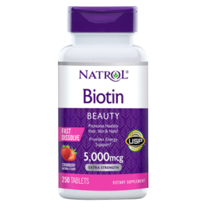 Natrol Biotin 5000 mcg. 250 Fast Dissolve Tablets