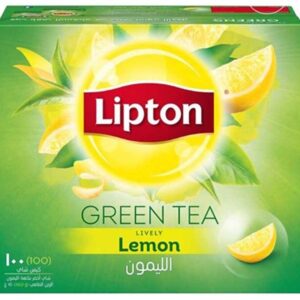 Lipton Green Tea – Lemon (100 Tea Bags)