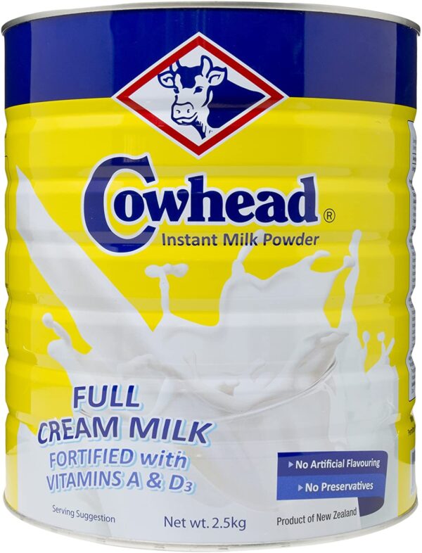 Cowhead Full Cream Inst Milk Powder 2.5kg