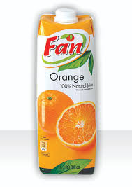 Fan Orange Juice 1Lt