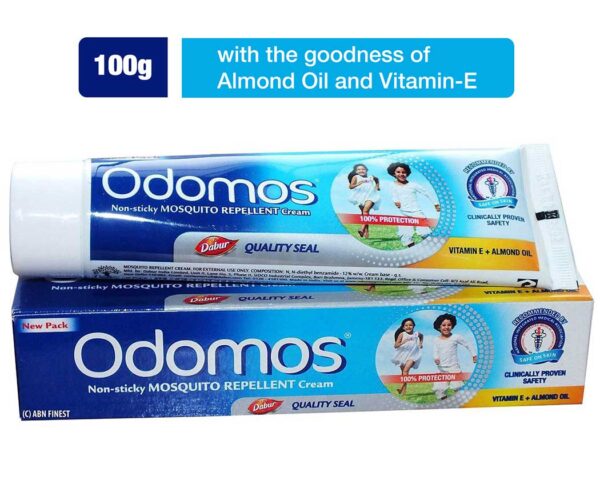 ODOMOS NON-STICKY MOSQUITO REPELLENT CREAM 100G