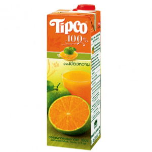 Tipco Tangerine Juice 1Lit (Thailand)