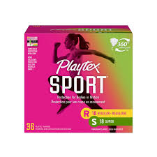 Playtex Sport Tampons Multi-Pack, Regular & Super, 36 Ct