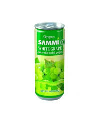 SAMMI WHITE GRAPE JUICE CAN-240ML