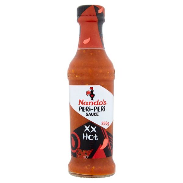 Nando’s peri peri sauce xx hot flavour 250gm